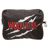 Official Marvel X-Men Wolverine Packable Backpack - Folds Into It'S Own Pouch!