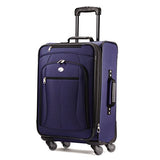 American Tourister Luggage Pop Extra Spinner - 4 Piece Set (4PC Set, Navy)