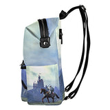 Colourlife Knight And Castle Stylish Casual Shoulder Backpacks Laptop School Bags Travel