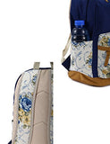 Eaglebeky Causal Travel Canvas Rucksack Lightweight Backpacks for Girls School Bookbags (Flower
