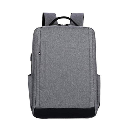 TRE Deluxe Black Waterproof Laptop Backpack 15 Inch Travel Gear Bag Business Trip Computer Daypack Double Laptop Compartment (Color : A7)