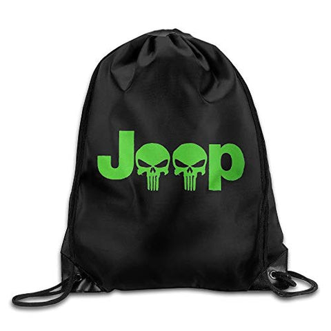GBMVN Jeep Logo Unisex Drawstring Gym Sack Sport Bag
