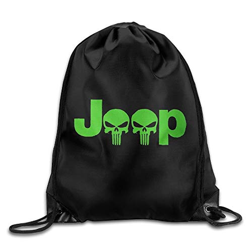 GBMVN Jeep Logo Unisex Drawstring Gym Sack Sport Bag