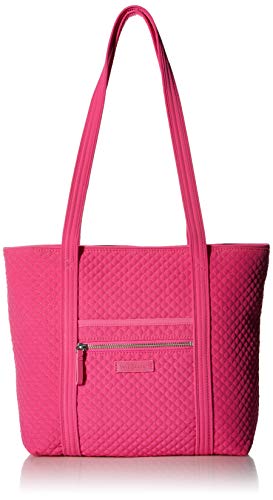 Vera Bradley Iconic Small Vera Tote, Microfiber, Rose Petal