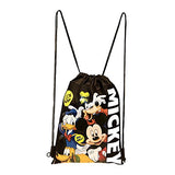 Disney Mickey Mouse and Friends Drawstring Backpacks 3 Pack