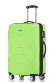Rivolite New 3 Piece Lightweight Luggage Set:20", 26", 29" Abs Large Suitcase Sale(Green)