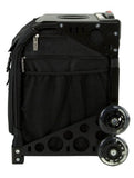 Zuca Stealth Sport Insert Bag (Black, Black Embroidery) With Black Non-Flashing-Wheels Sport Frame
