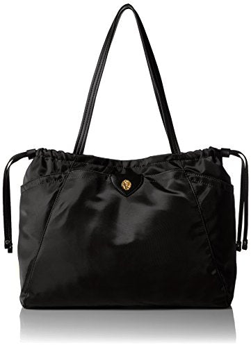 Anne Klein Wander MED ALY Nylon Tote black/black navy, One size