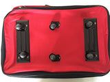 40" Red Large Expandable Rolling 6 Wheeled Duffel Bag Spinner Suitcase Luggage