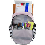 Fuel Ultimate Girls Concept Backpack, Rose Sand/Nautical Strip/Iridescent trim