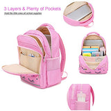 CAMTOP Backpack for Girls Kids School Backpack with Lunch Box Preschool Kindergarten BookBag Set (Pink-Unicorn)