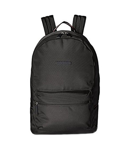 Tommy Hilfiger Solid Black Color School Laptop Sports Books Student Teacher Designer Classic Backpack ...