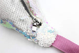Aibearty Kids Glitter Reversible Sequin Fanny Pack Letter Print Waist Bag