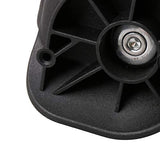 BQLZR 10.5cm Black W232 Luggage Caster 360 Degree Rotation Replacement Parts Wheels for Luggage