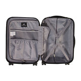 Mancini Leather Goods Inc Men'S Abs 20'' Lightweight Carry-On Spinner Luggage 21.5" X 13" X 9.5"