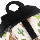 Backpack chihuahua dog sweet teacup cute dogs short haired cactus trendykids baby Laptop Backpack Student School Bookbag Casual Durable Rucksack Travel Daypack
