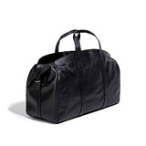 The Gateway Duffel Black Leather Bag by Hook & Albert