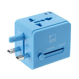 Lewis N Clark Global Adapter With 2.4A Dual Usb Charger