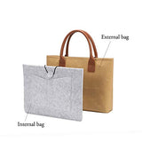 BUBM Laptop Bag,Lightweight Kraft 11-13.3 Inches Tablet Handbag Shoulder Bag for
