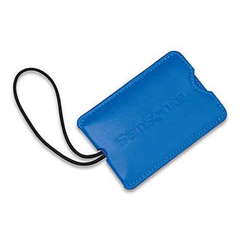 Samsonite 2-Pack Vinyl Id Tags, Blue Fantasy