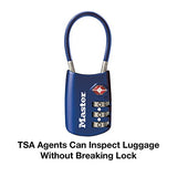 Master Lock 4688D Set Your Own Combination TSA Approved Luggage Lock, 1 Pack, Assorted Colors