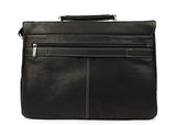 Kenneth Cole "Flap-Py As Can Be" Full Grain Cowhide Leather Double Gusset Flapover 14.1” Or 15”