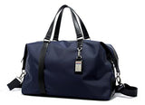 BOPAI-BO | Boston Bag Travel Tote Duffel Bag Carry on Bag Weekender Overnight Bag (Navy)