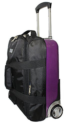Boardingblue New Hard Side Airlines Personal Item Under Seat Luggage Purple