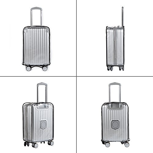 Fifteen Branches Luggage Covers for Suitcase TSA Approved | Handle openings on L&R | Premium Clear Suitcase Covers for Luggage TSA Approved | Luggage Protector