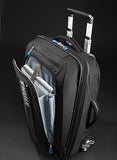 Thule Crossover 38 Liter Rolling Carry-On With Laptop Compartment, Black (Tcru-115)