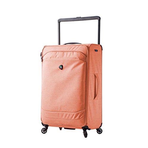 Mia Toro M1127-28In-Org Italy Kitelite Strato Softside 28 Inch Spinner, Orange