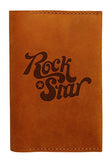 Rock Star Handmade Genuine Leather Passport Holder Case Hlt_01