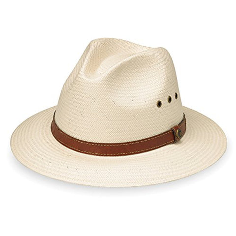 Wallaroo Hat Company Men's Avery Hat - UPF 50+ Sun Protection, Natural Medium/Large