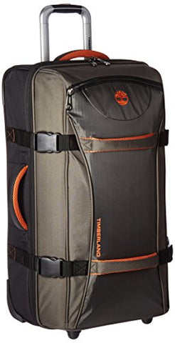 Timberland Luggage Twin Mountain 26 Inch Wheeled Duffle, Burnt Olive/Burnt Orange, One Size