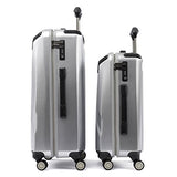 Travelpro Crew 11 2 Piece Set (21" And 25"  Hardside Spinners), Silver
