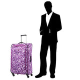 Atlantic Ultra Lite 4 | 21 and 28-Inch Expandable Spinners, Travel Pillow (Surf Purple)