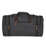 Plambag Canvas Duffle Bag for Travel, 50L Duffel Overnight Weekend Bag(Dark Gray)