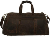 21 inch eather Duffel | Travel Overnight Weekend Leather Bag | Sports Gym Duffel for Men