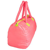 FUEL Hot Pink Gym Bag Duffle Zipper Weekender for Women Duffel Weekend Carry On with Zipper Pocket