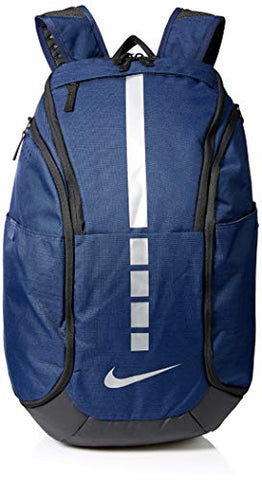 NIKE Hoops Elite Hoops Elite Basketball Backpack MIDNIGHT NAVY/BLACK/MTLC COOL GREY
