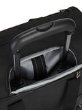 Travelers Club Business Class 16-Inch Under the Seat Carry-On Luggage, Executive Black