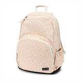 Volcom Junior's Women's Fieldtrip Three Pocket Canvas Backpack, Mellow Rose, One Size Fits All