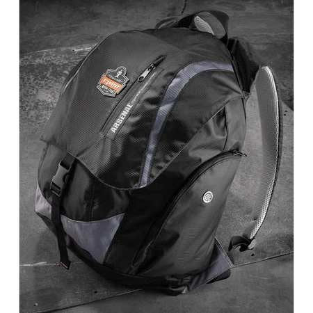 18" Backpack, 5 Pockets, Black