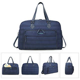 ECOSUSI Weekender Bag Travel Duffle Bag Overnight Bag Carry-on with Trolley Sleeve Fit up to 15.6