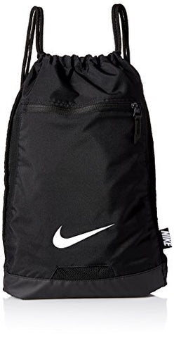 Nike Men's Alpha Gym Sack (Black/Black/White)