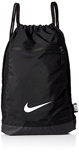 Nike Men's Alpha Gym Sack (Black/Black/White)