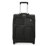 Aerolite Lightweight 2 Wheel Ryanair Max Cabin Hand Luggage, 55 Cm, 42 Litre, Black