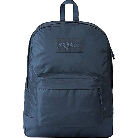 JanSport Mono Superbreak Backpack - Lightweight School Pack | Dark Denim