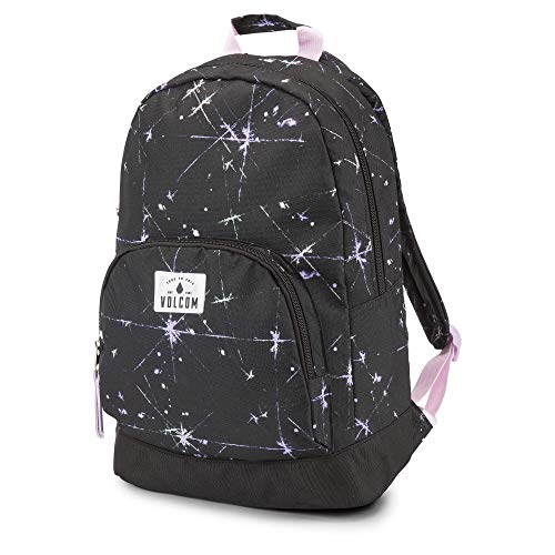 Volcom Junior's Schoolyard Poly Backpack, blurred violet, One Size Fits All