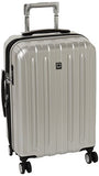 Delsey Paris Luggage 25 inch Expandable Spinner Suitcase Hardsided with Lock Hard Case, Silver